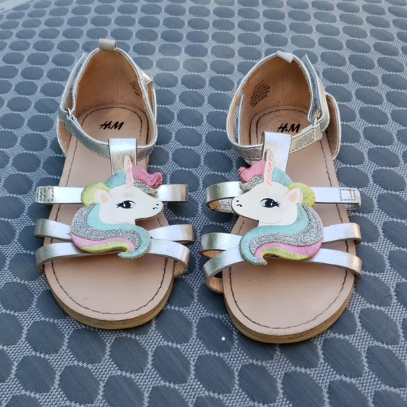 unicorn sandals girls